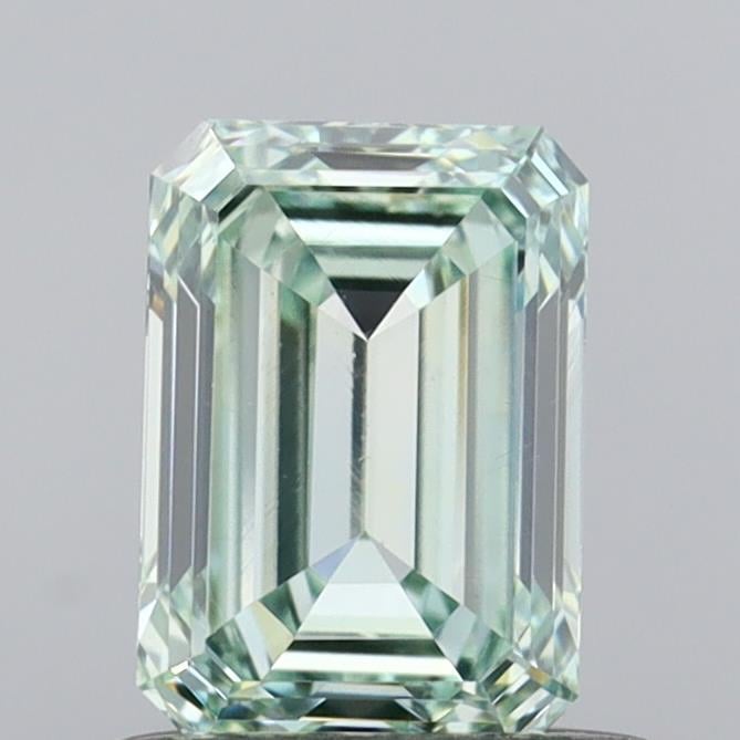 0.70 Ct. Fancy Intense Green Emerald Lab Grown Diamond