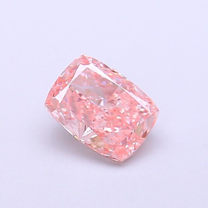 0.91 Ct. Fancy Intense  Pink Cushion Lab Grown Diamond