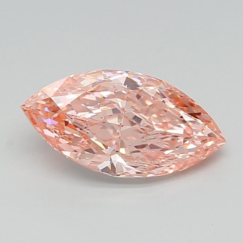 2.73 Ct. Fancy Vivid  Pink Marquise Lab Grown Diamond