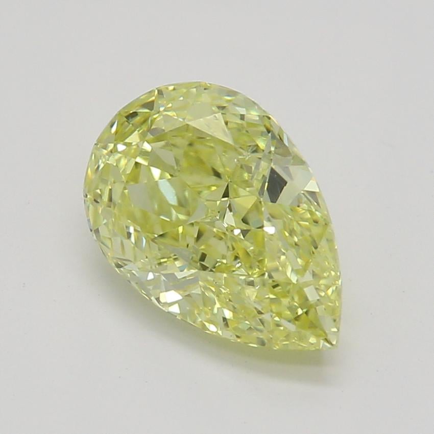 1.00 Ct. Fancy Intense Yellow Pear Diamond