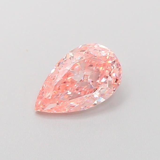 1.63 Ct. Fancy Intense Orangy Pink Cushion Lab Grown Diamond