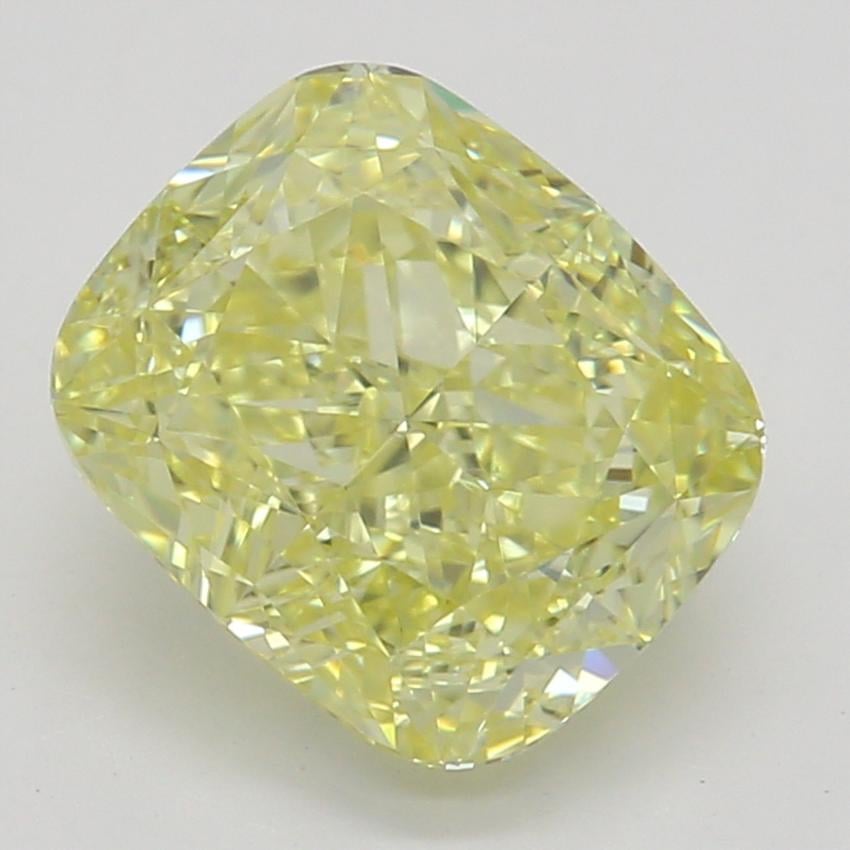 1.41 Ct. Fancy Intense Yellow Cushion Diamond