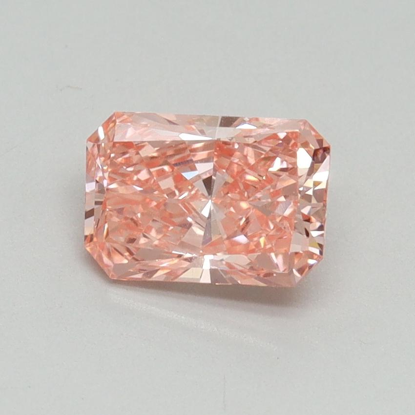 1.05 Ct. Fancy Vivid Pink Radiant Lab Grown Diamond