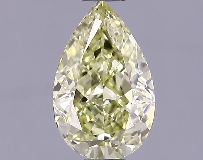 0.81 Ct. Fancy Light Yellow Pear Lab Grown Diamond