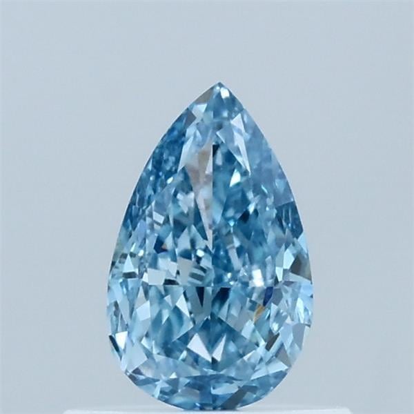 0.57 Ct. Fancy Vivid  Blue Pear Lab Grown Diamond