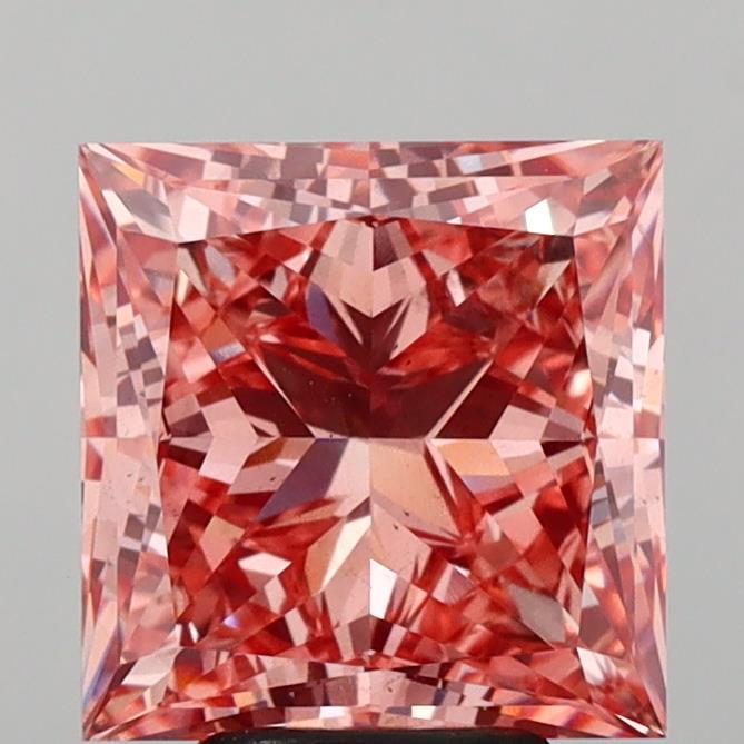 5.24 Ct. Fancy Vivid  Pink Princess Lab Grown Diamond