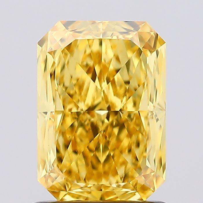 1.51 Ct. Fancy Vivid Yellow Radiant Lab Grown Diamond