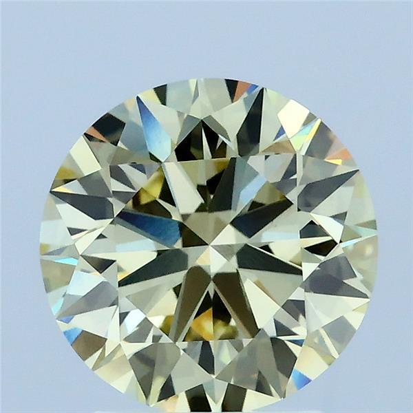 2.42 Ct. Fancy Light Yellow Round Lab Grown Diamond
