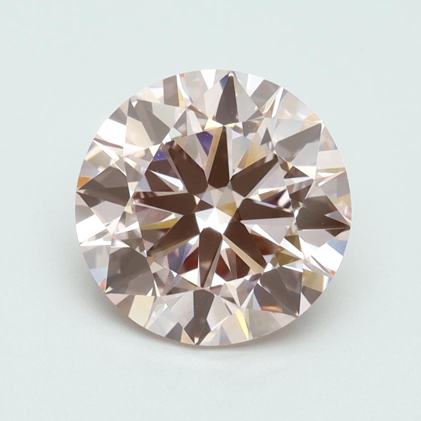 3.00 Ct. Fancy Intense Pink Round Lab Grown Diamond
