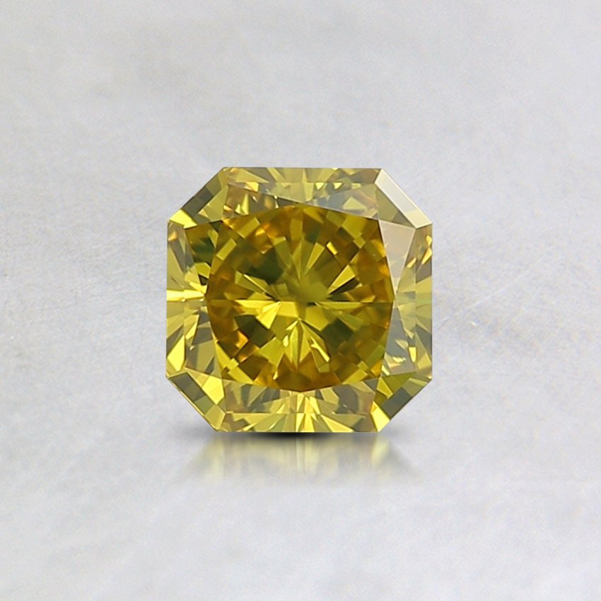 0.42 Ct. Lab Grown Fancy Intense Yellow Radiant  Diamond