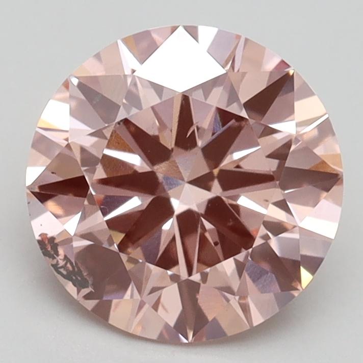2.07 Ct. Fancy Intense Pink Round Lab Grown Diamond