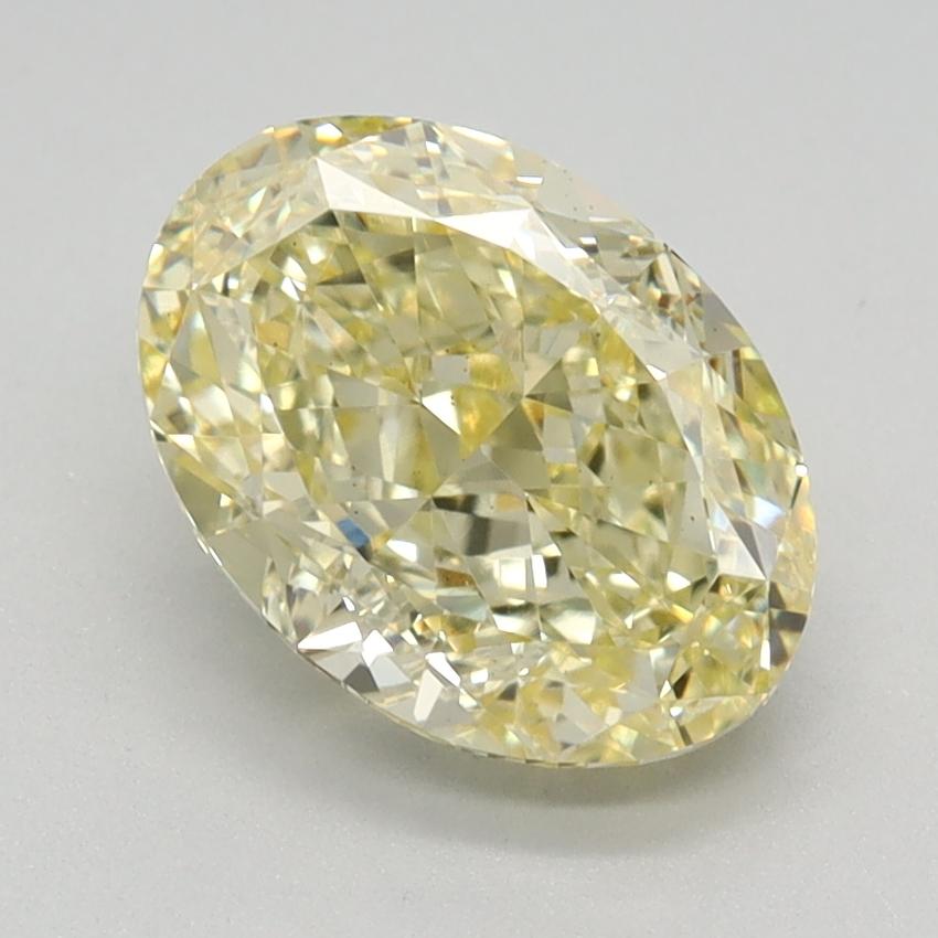 1.92 Ct. Fancy Yellow Oval Lab Grown Diamond