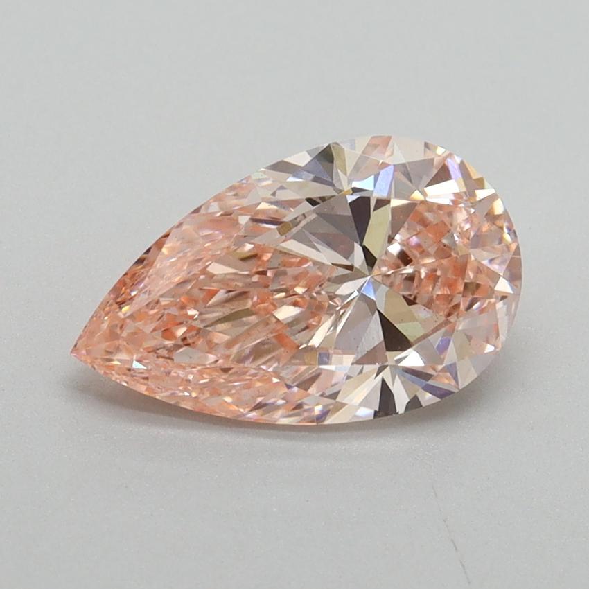 1.66 Ct. Fancy Intense Pink Pear Lab Grown Diamond