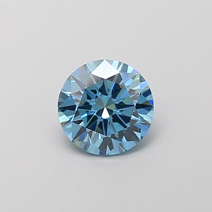 1.01 Ct. Fancy Vivid Blue Round Lab Grown Diamond