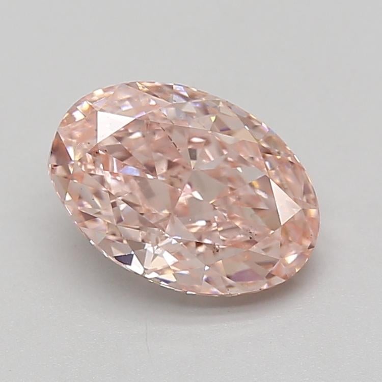 2.09 Ct. Fancy Vivid Pink Oval Lab Grown Diamond