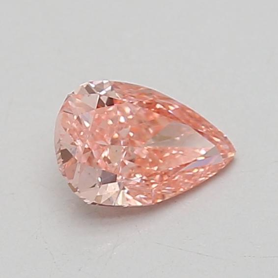0.62 Ct. Fancy Vivid Pink Pear Lab Grown Diamond