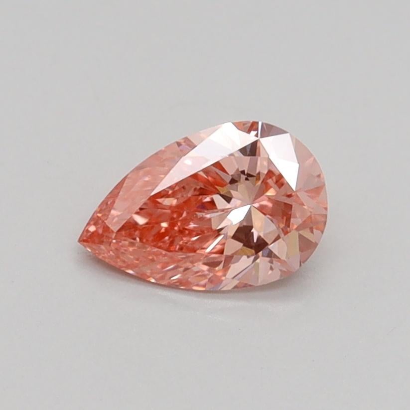0.50 Ct. Fancy Intense Pink Pear Lab Grown Diamond
