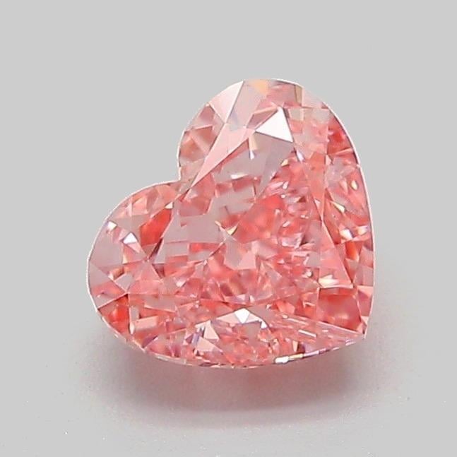 1.06 Ct. Fancy Vivid Pink Heart Lab Grown Diamond