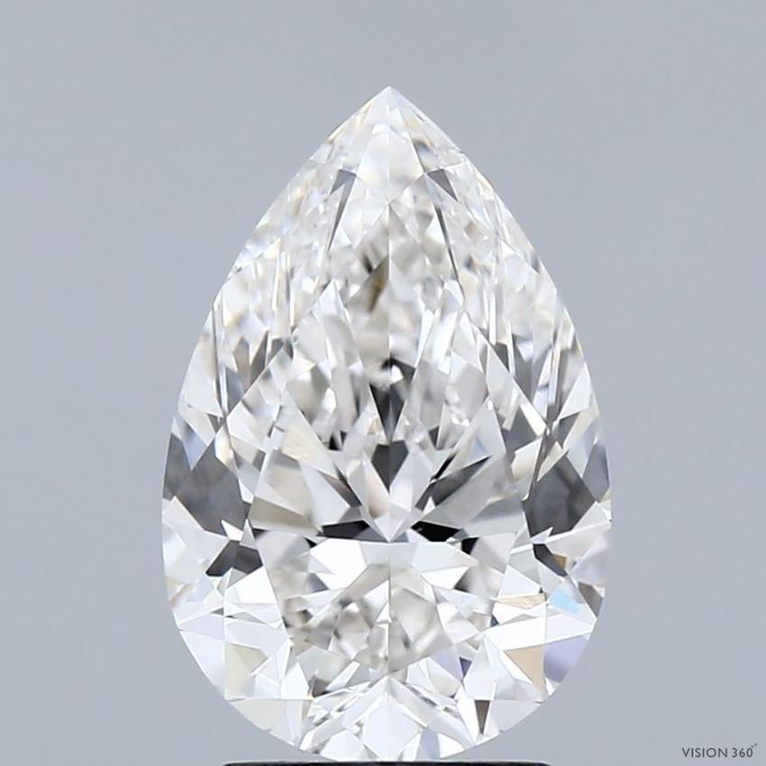 2.74 Ct. Fancy Vivid  Pink Pear Lab Grown Diamond