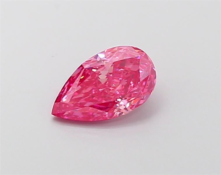 1.21 Ct. Fancy Vivid  Pink Pear Lab Grown Diamond