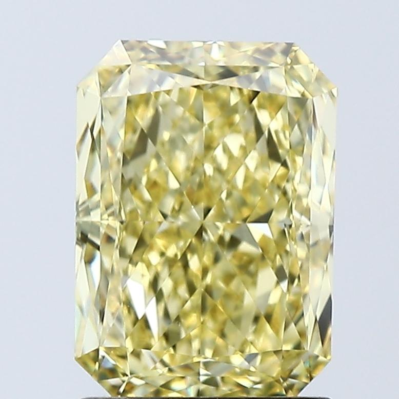 2.02 Ct. Fancy Vivid Yellow Radiant Lab Grown Diamond