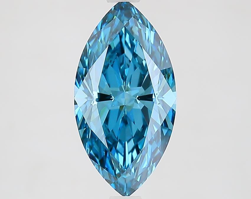 2.02 Ct. Fancy Vivid Blue Marquise Lab Grown Diamond