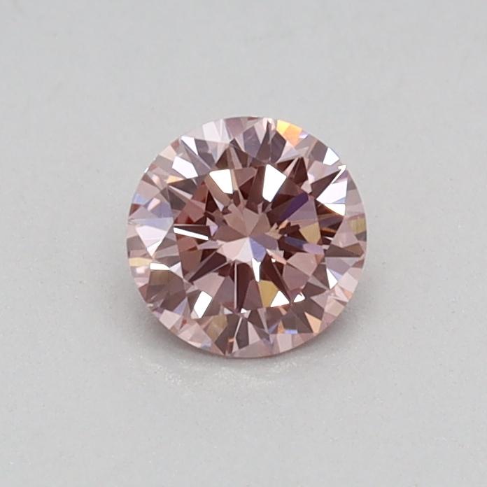 0.25 Ct. Fancy Intense Pink Round Lab Grown Diamond