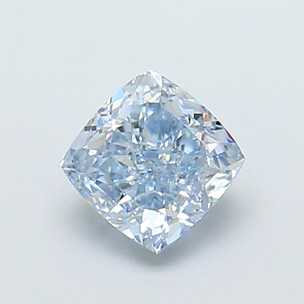 1.27 Ct. Fancy Intense Blue Cushion Lab Grown Diamond