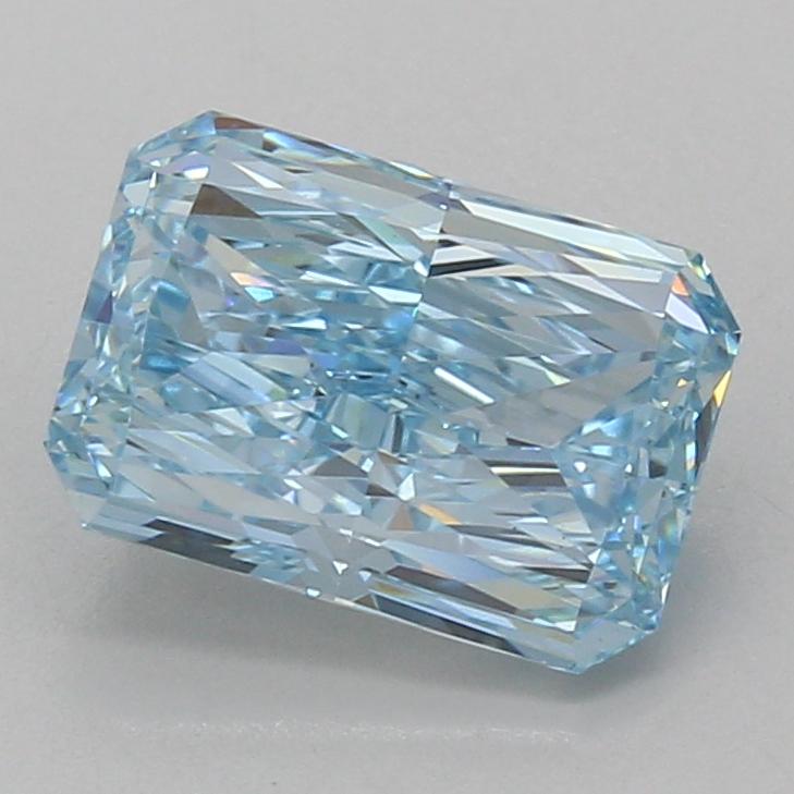 3.03 Ct. Fancy Vivid Blue Radiant Lab Grown Diamond