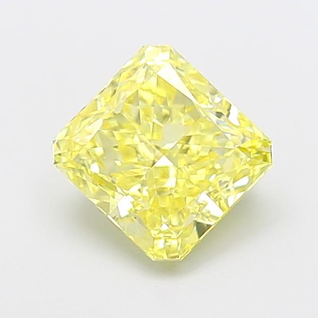 2.13 Ct. Fancy Intense  Yellow Radiant Lab Grown Diamond