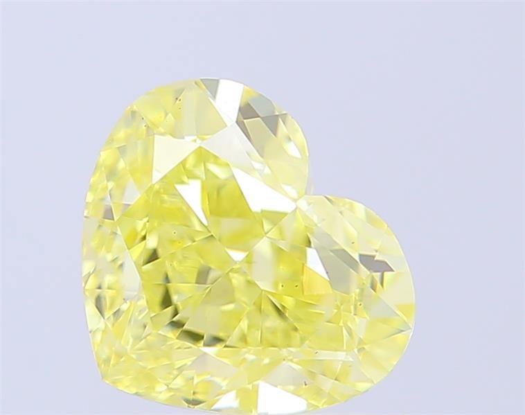 2.01 Ct. Fancy Yellow Heart Lab Grown Diamond