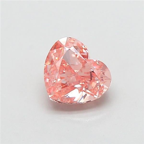 1.04 Ct. Fancy Intense Pink Heart Lab Grown Diamond