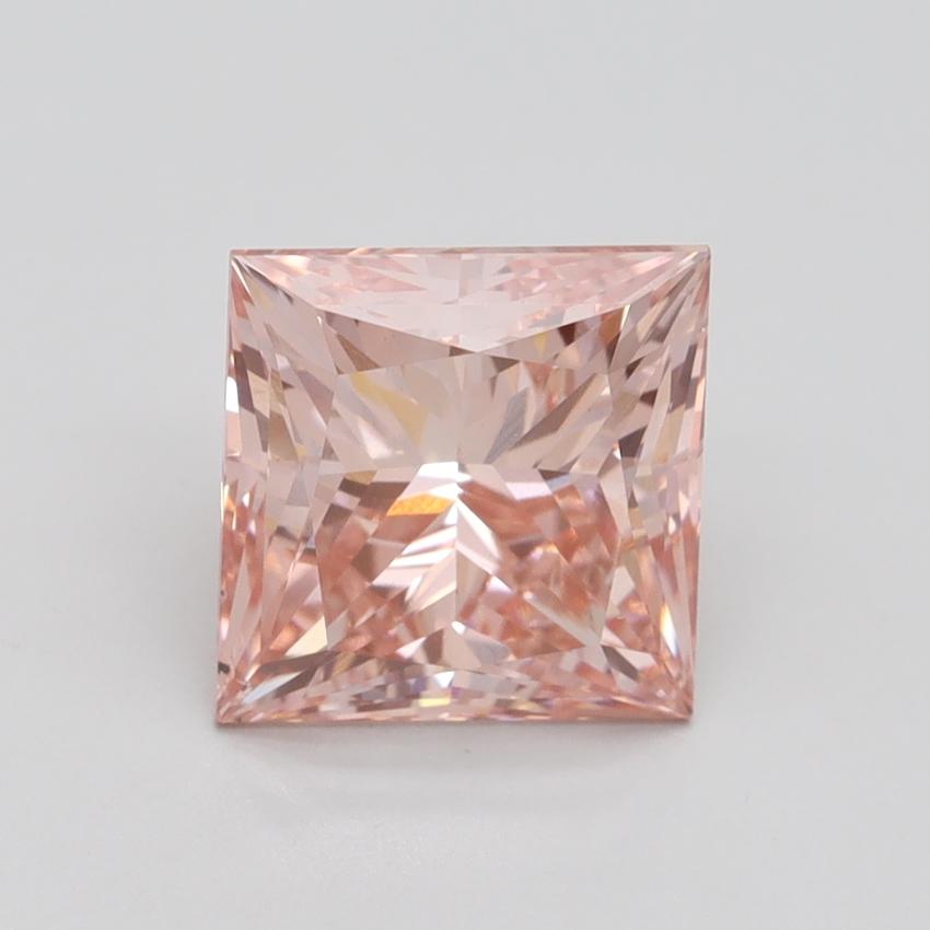 3.07 Ct. Fancy Intense Pink Princess Lab Grown Diamond