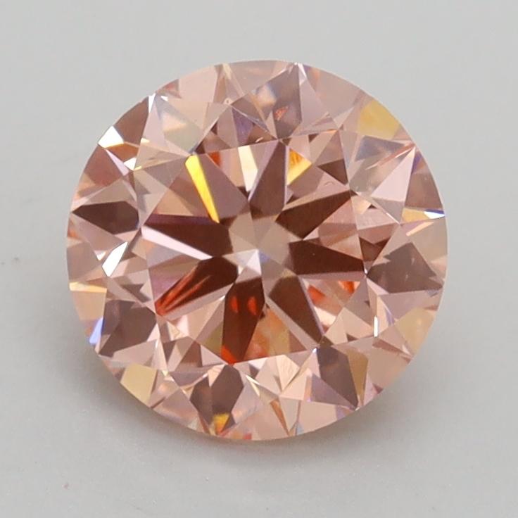 1.50 Ct. Fancy Intense Pink Round Lab Grown Diamond