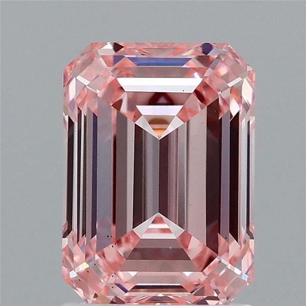 2.02 Ct. Fancy Intense Pink Emerald Lab Grown Diamond