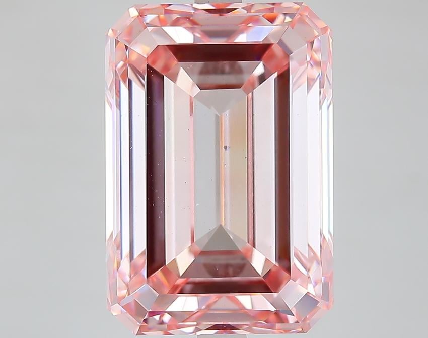 10.26 Ct. Fancy Intense Pink Emerald Lab Grown Diamond