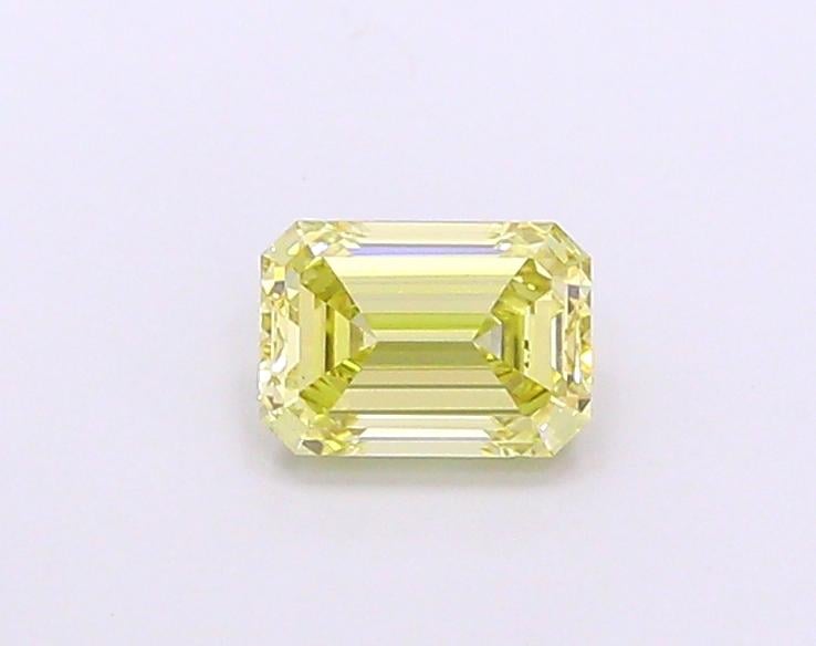 1.06 Ct. Fancy Yellow Emerald Lab Grown Diamond