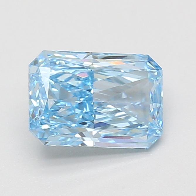 1.53 Ct. Fancy Vivid Blue Radiant Lab Grown Diamond