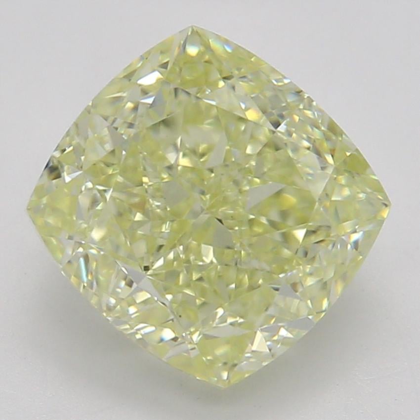 1.62 Ct. Fancy Light Yellow Cushion Diamond