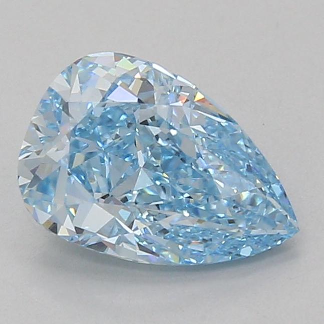 2.08 Ct. Fancy Vivid Blue Pear Lab Grown Diamond