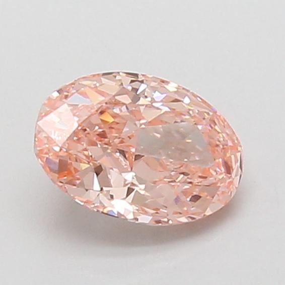 1.01 Ct. Fancy Vivid Pink Oval Lab Grown Diamond