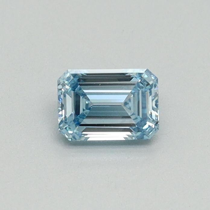 0.31 Ct. Fancy Intense Blue Emerald Lab Grown Diamond