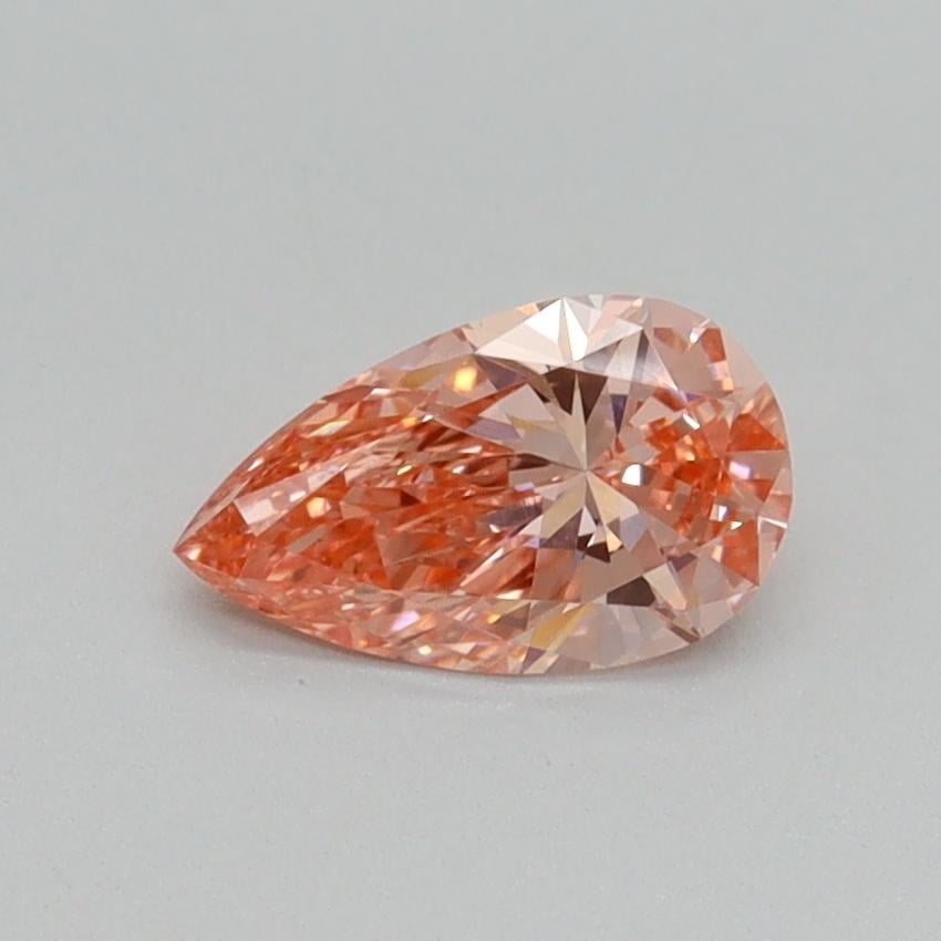 0.52 Ct. Fancy Intense Pink Pear Lab Grown Diamond