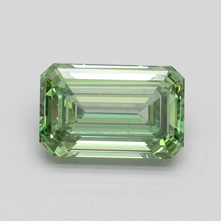 0.83 Ct. Fancy Vivid Green Emerald Lab Grown Diamond