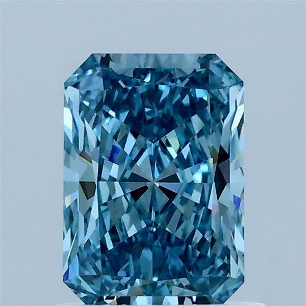 1.02 Ct. Fancy Vivid Blue Radiant Lab Grown Diamond
