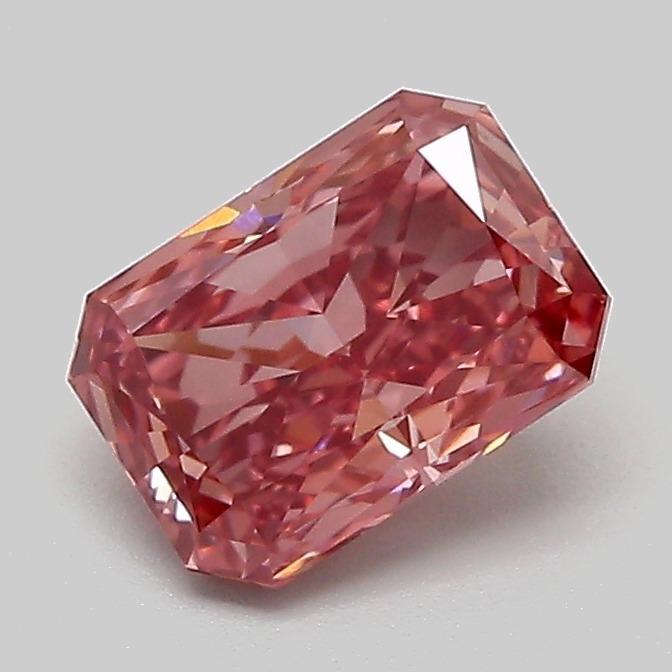 1.16 Ct. Fancy Vivid Pink Radiant Lab Grown Diamond