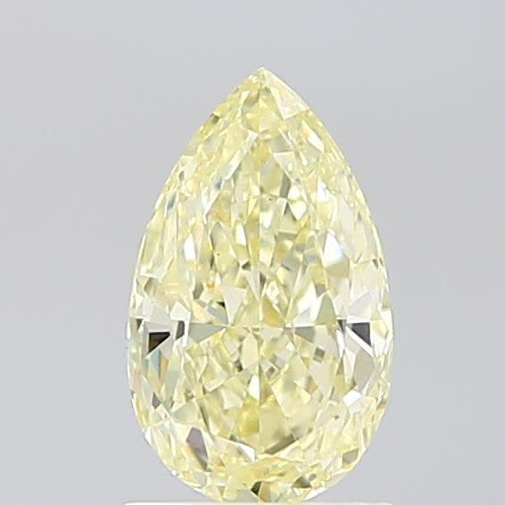 1.06 Ct. Fancy Light Yellow Pear Lab Grown Diamond