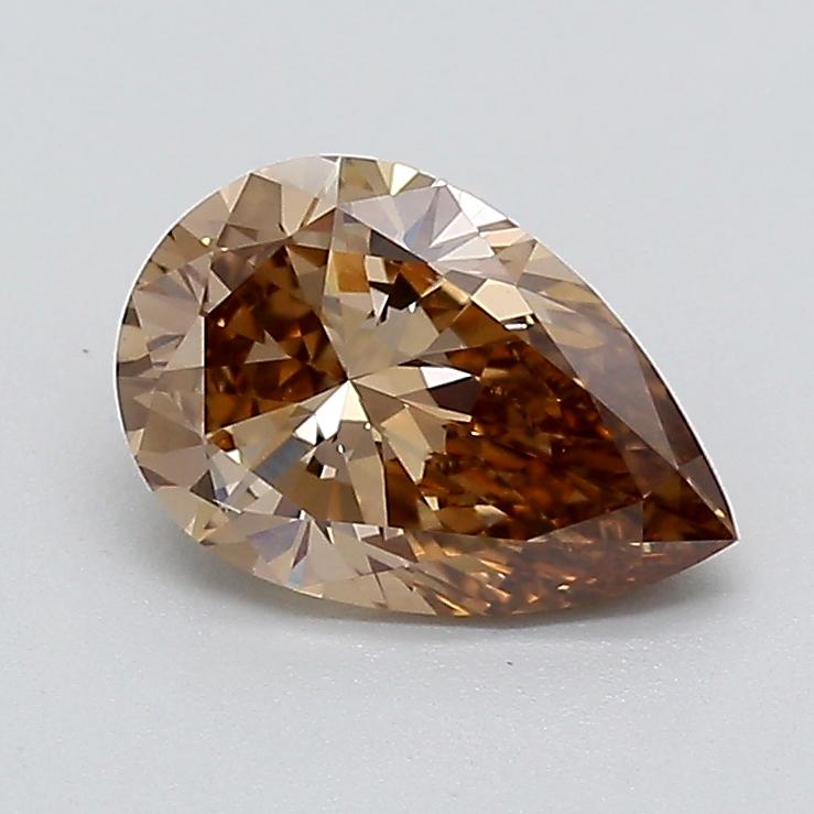 1.09 Ct. Fancy Light  Brown Pear Lab Grown Diamond