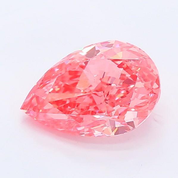 1.03 Ct. Fancy Vivid Pink Pear Lab Grown Diamond