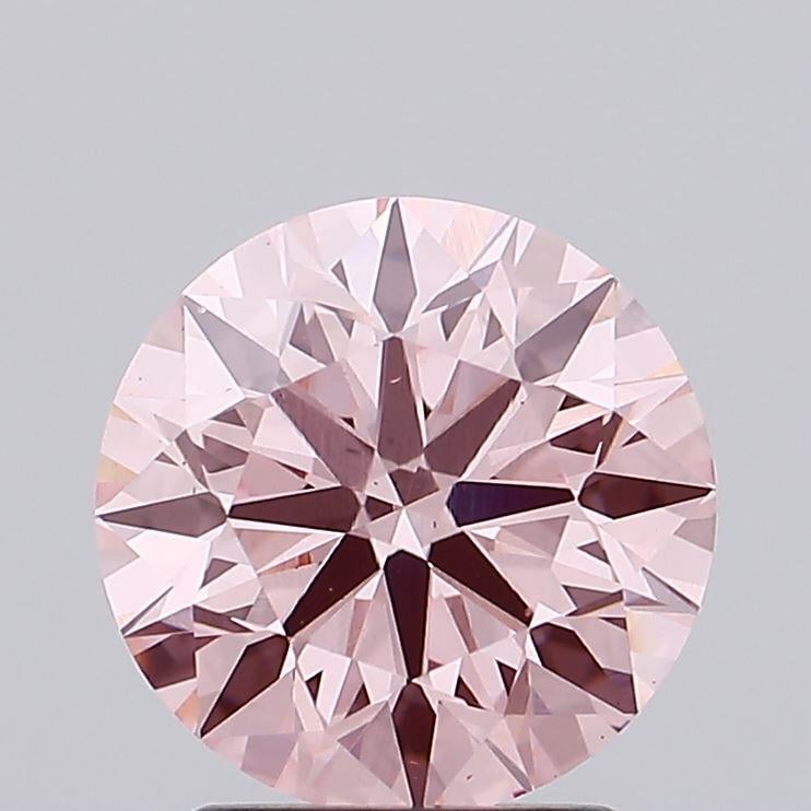 2.23 Ct. Fancy Intense Pink Round Lab Grown Diamond